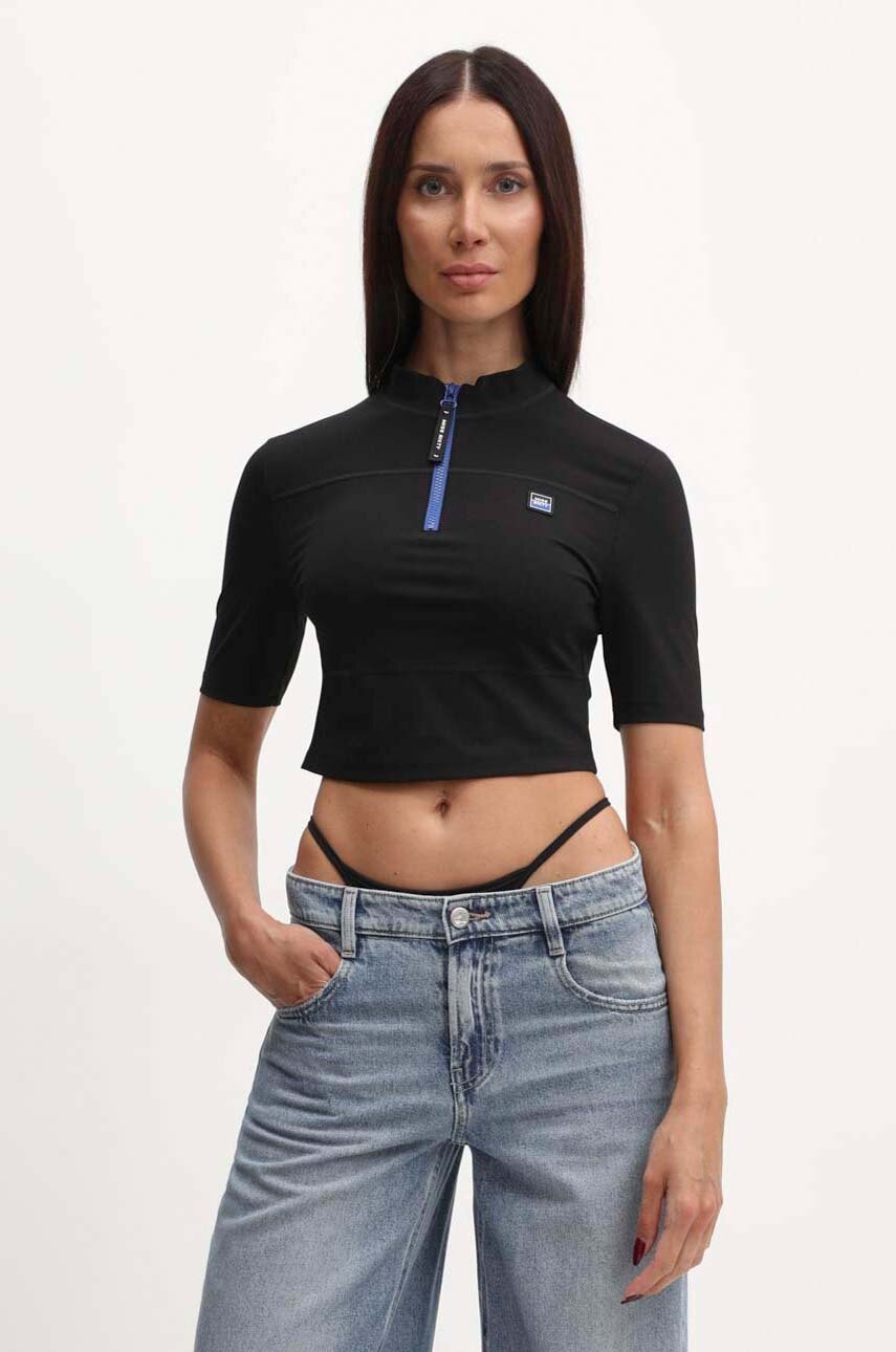 Μπλουζάκι Miss Sixty 6L2SJ1700000 SJ1700 S/S T-SHIRT χρώμα: μαύρο, 6L2SJ1700000