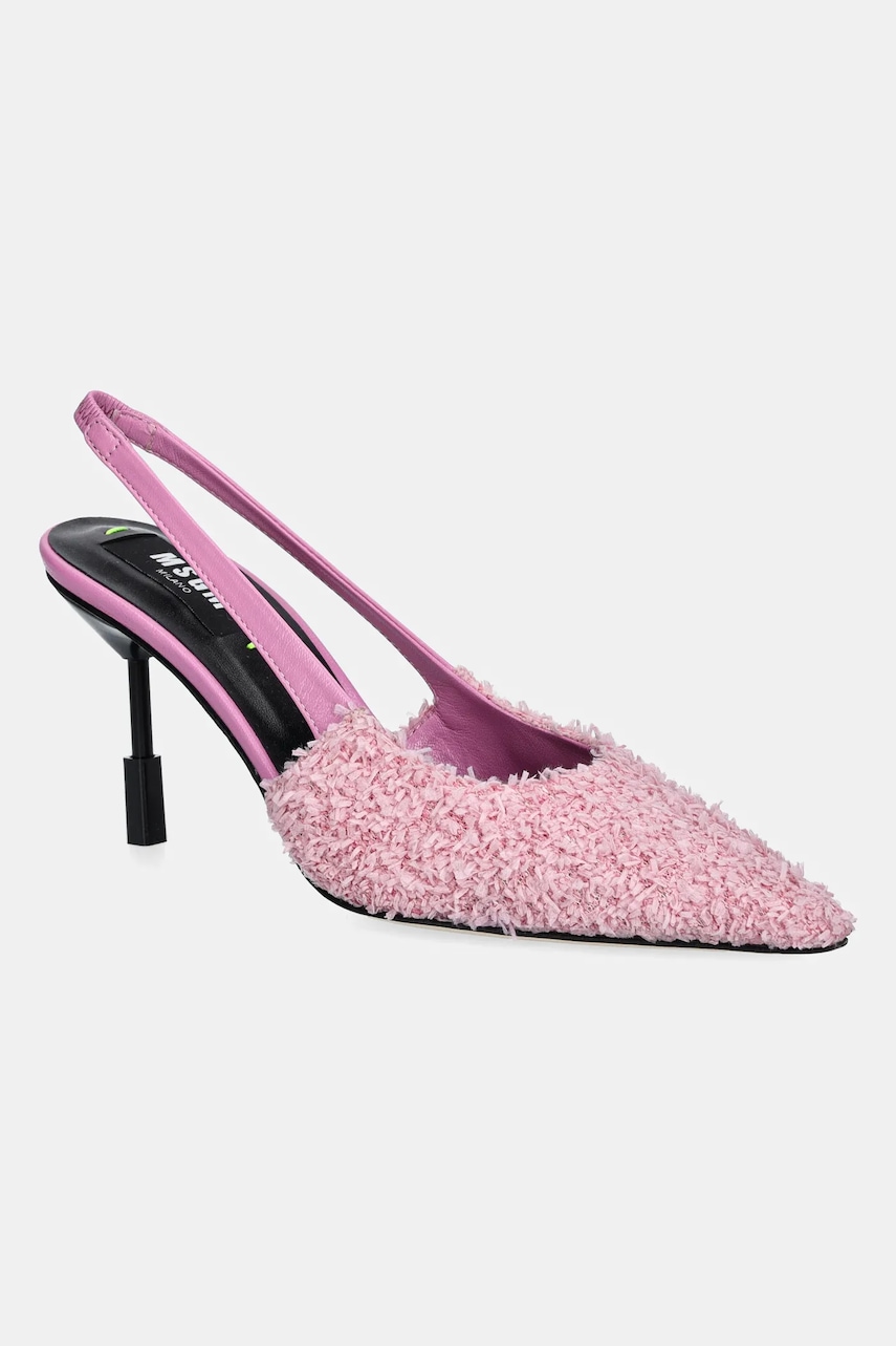 Γόβες MSGM χρώμα: ροζ, 3841MDS180