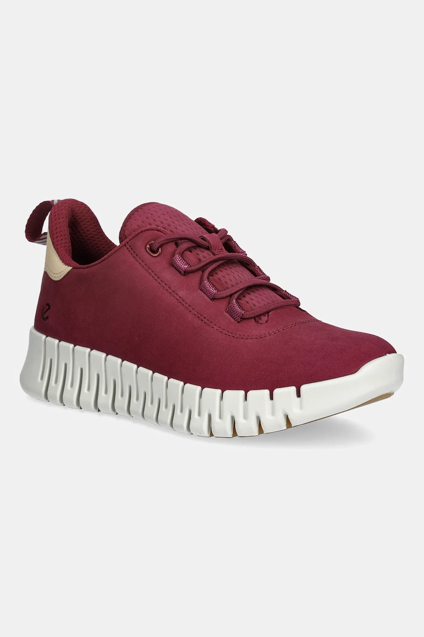 Nubuck sneakers Ecco Gruuv Sneaker Lea χρώμα: κόκκινο, 218203-61338