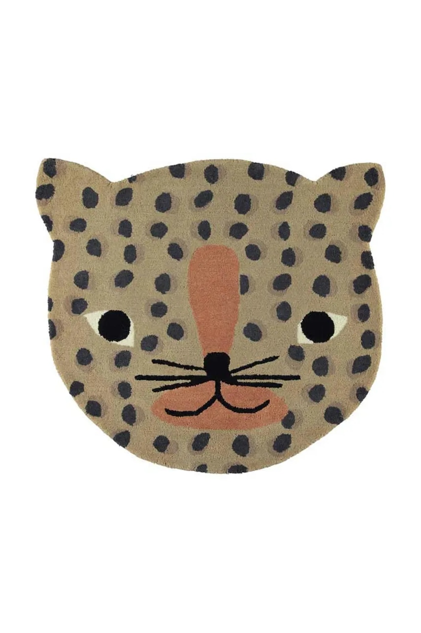 Μάλλινο χαλί OYOY Leopard χρώμα: πολύχρωμο