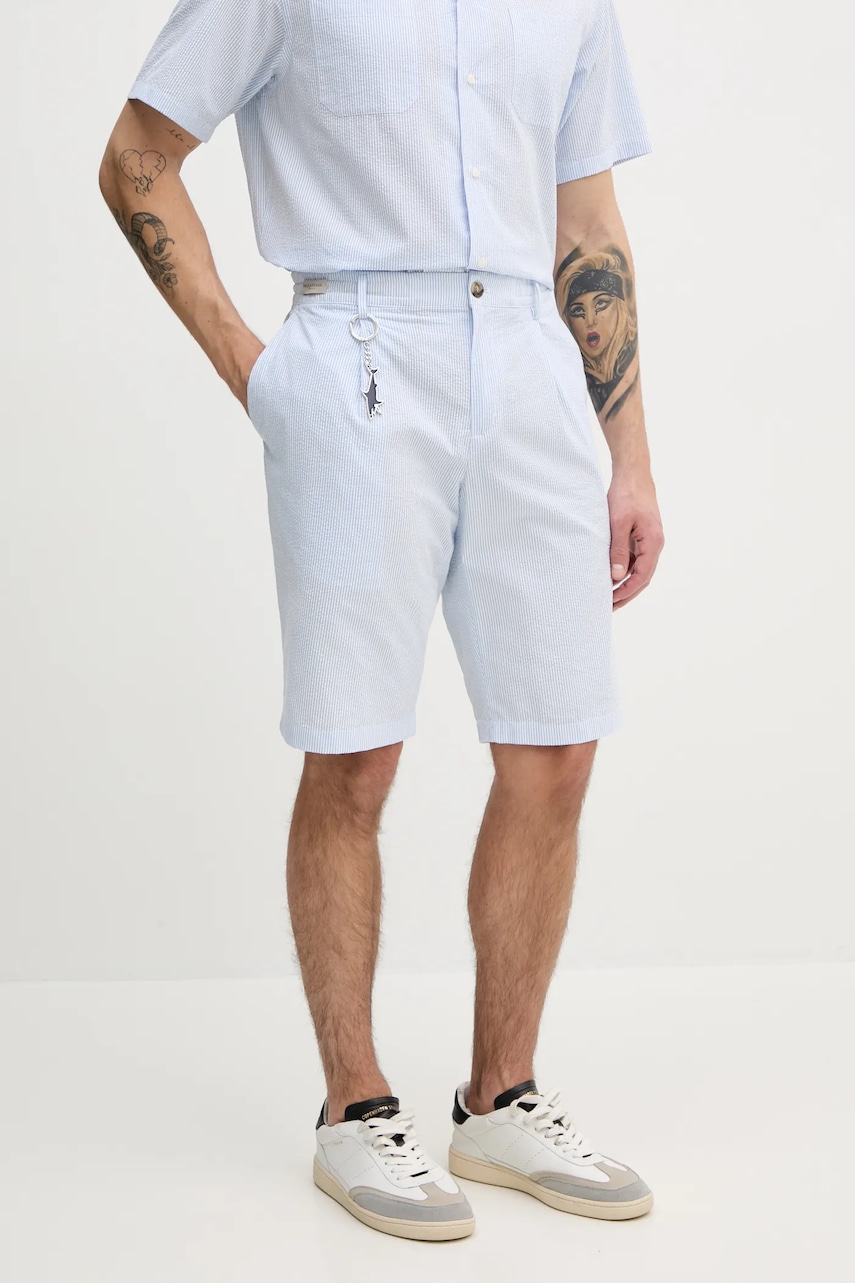 Βαμβακερό σορτσάκι Paul&Shark χρώμα: μπλε, 25414093