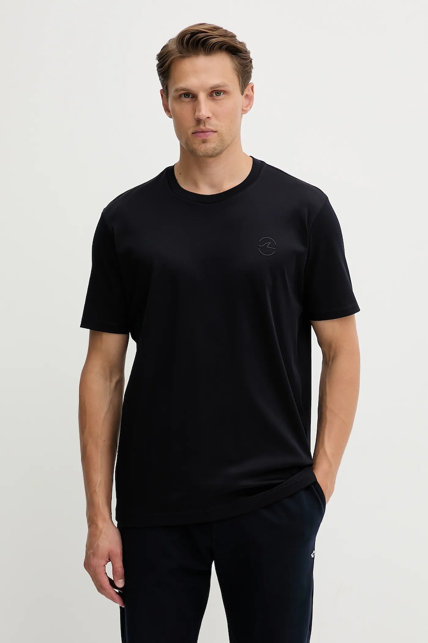 Βαμβακερό μπλουζάκι Paul&Shark Knitwear ανδρικά, χρώμα: ναυτικό μπλε, 15311638