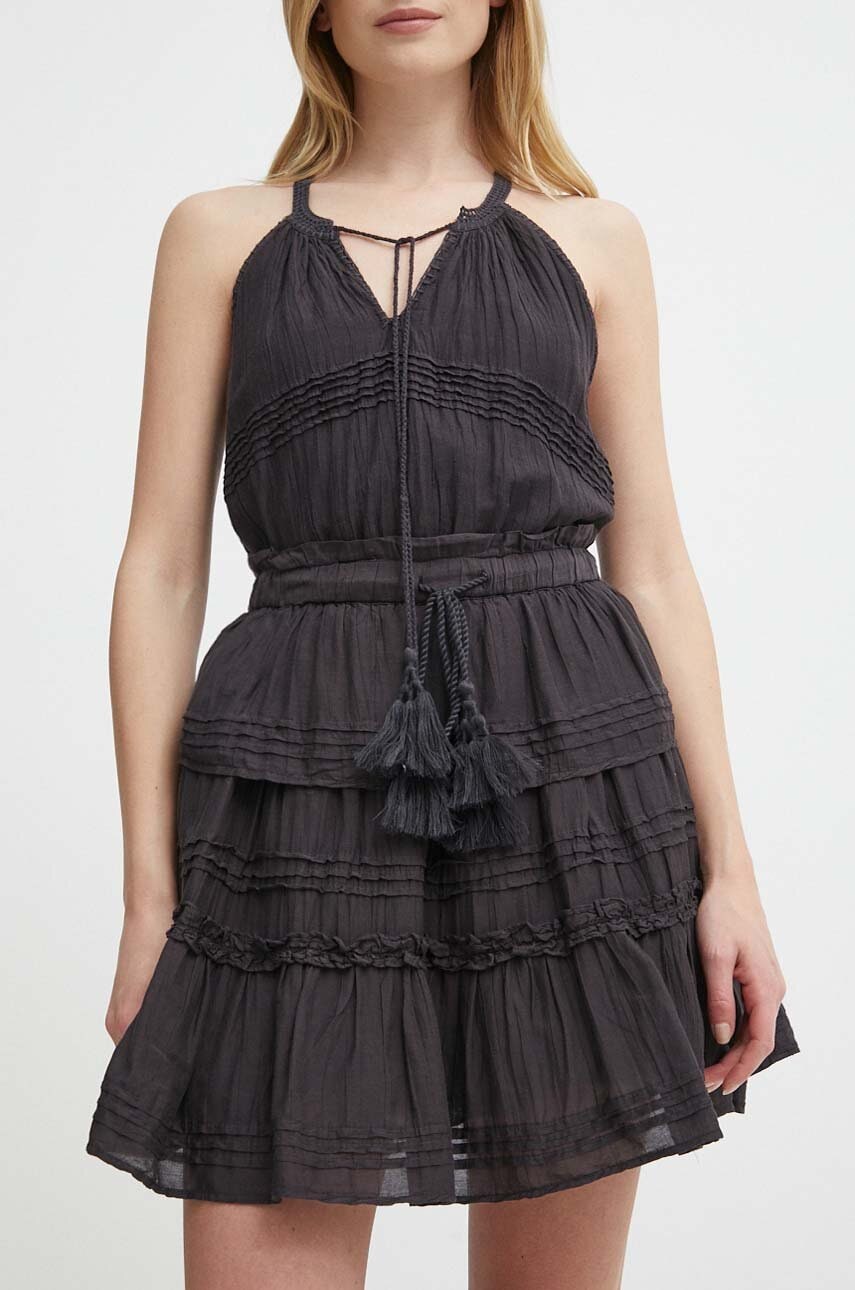 Φούστα Pepe Jeans DAELYN DAELYN χρώμα: γκρι, PL901108 PL901108