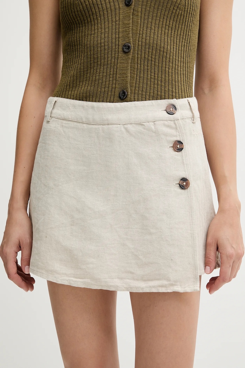 Φούστα και φόρεμα Pepe Jeans χρώμα: μπεζ, PL901224