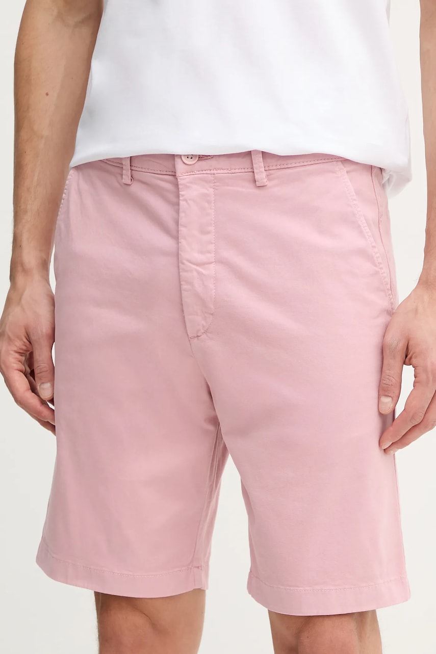 Σορτς Pepe Jeans REGULAR CHINO SHORT χρώμα: ροζ, PM801181