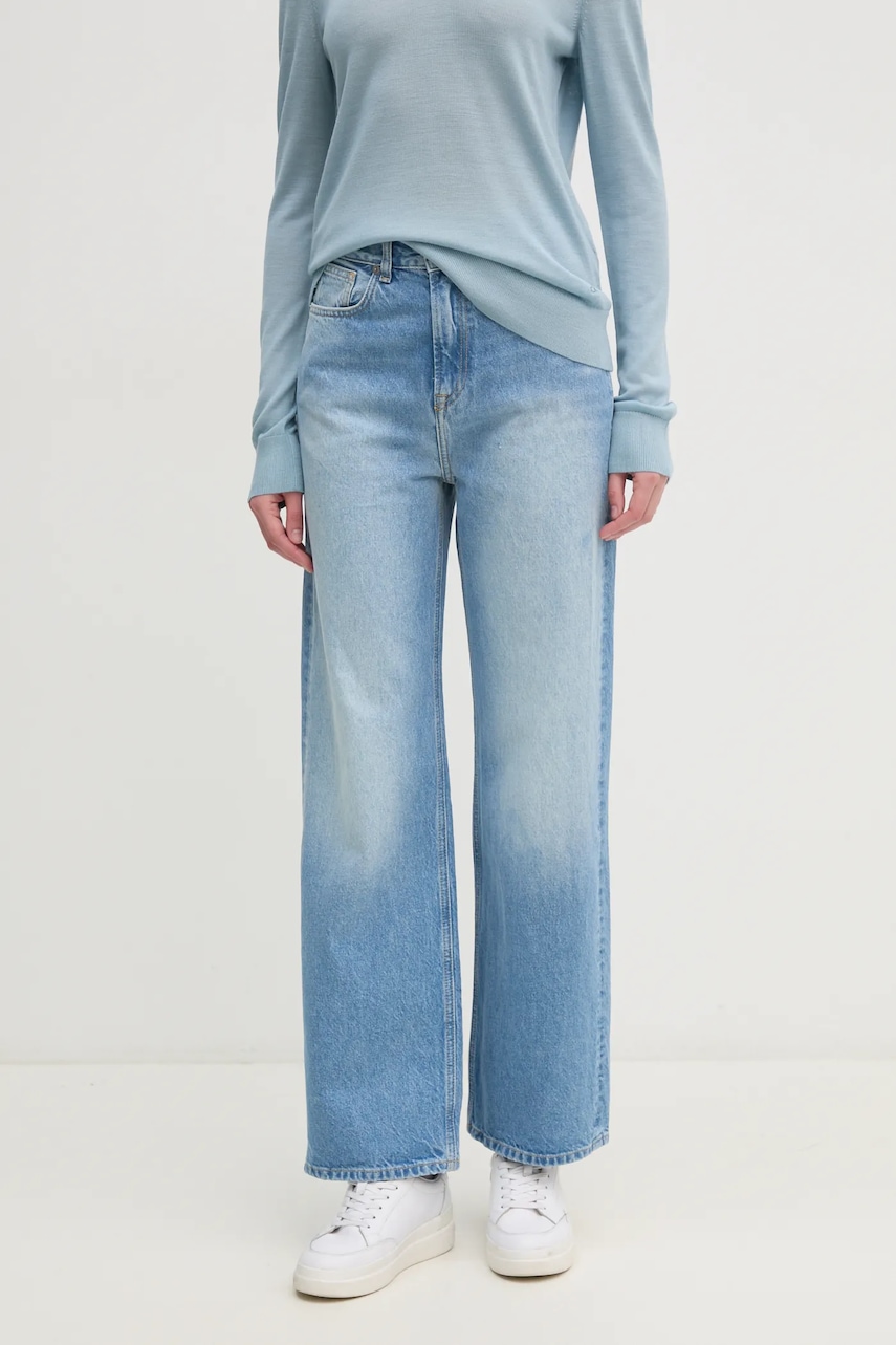 Τζιν παντελόνι Pepe Jeans STRAIGHT JEANS UHW LEXA PL204731MS7