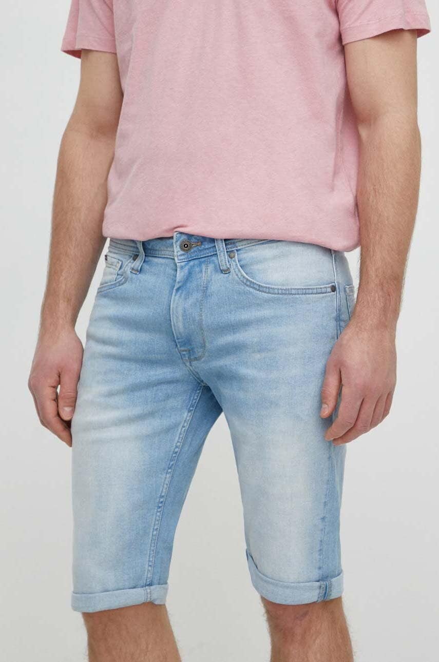 Τζιν σορτς Pepe Jeans STRAIGHT STRAIGHT SHORT PM801081MN6 PM801081MN6