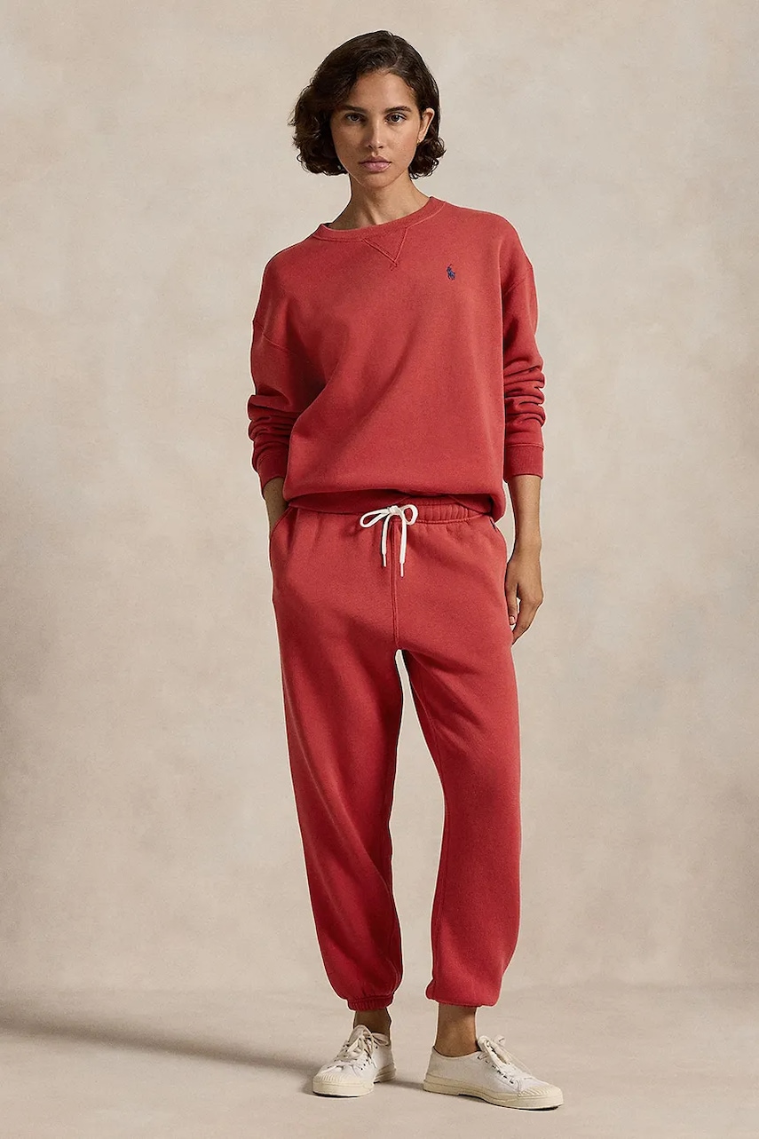 Παντελόνι φόρμας Polo Ralph Lauren χρώμα: κόκκινο, 211943009
