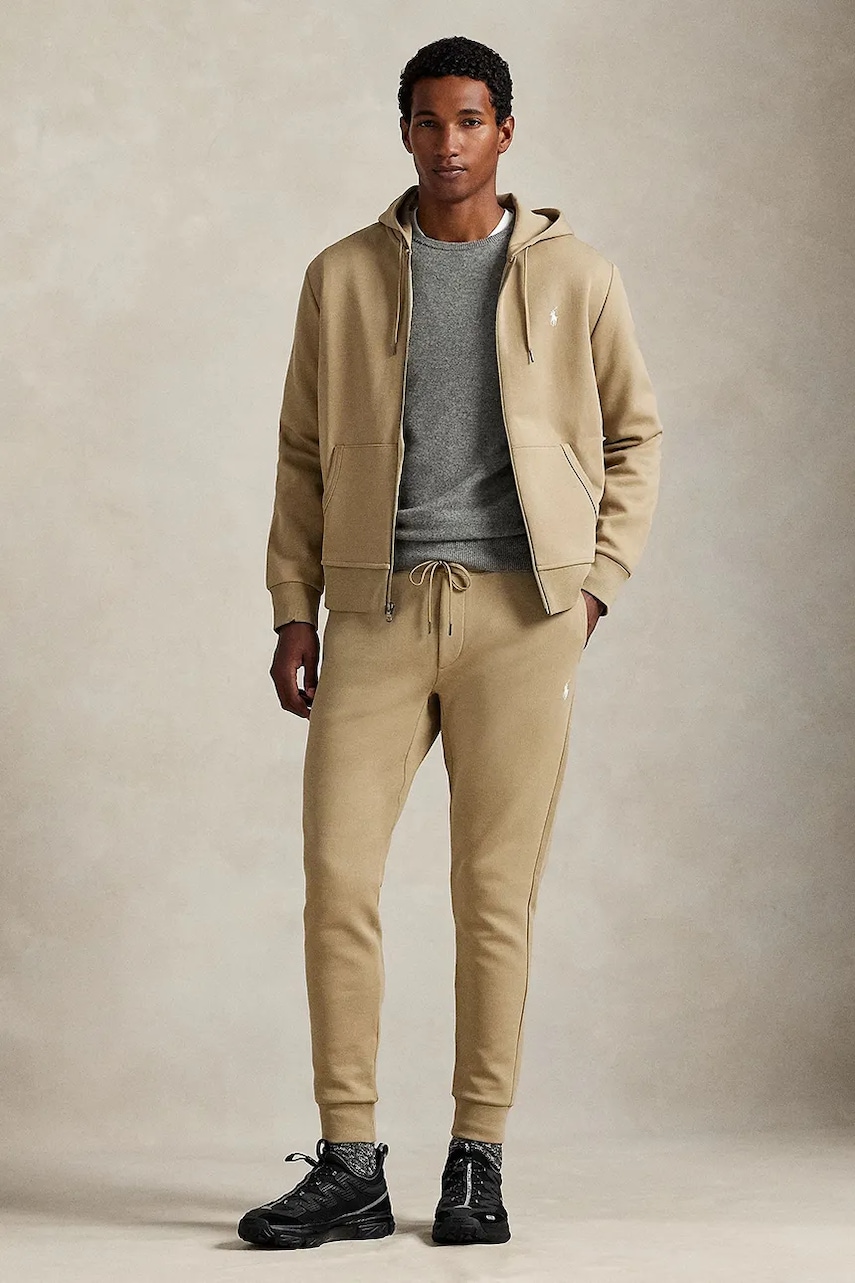 Παντελόνι φόρμας Polo Ralph Lauren χρώμα: κίτρινο, 710881518