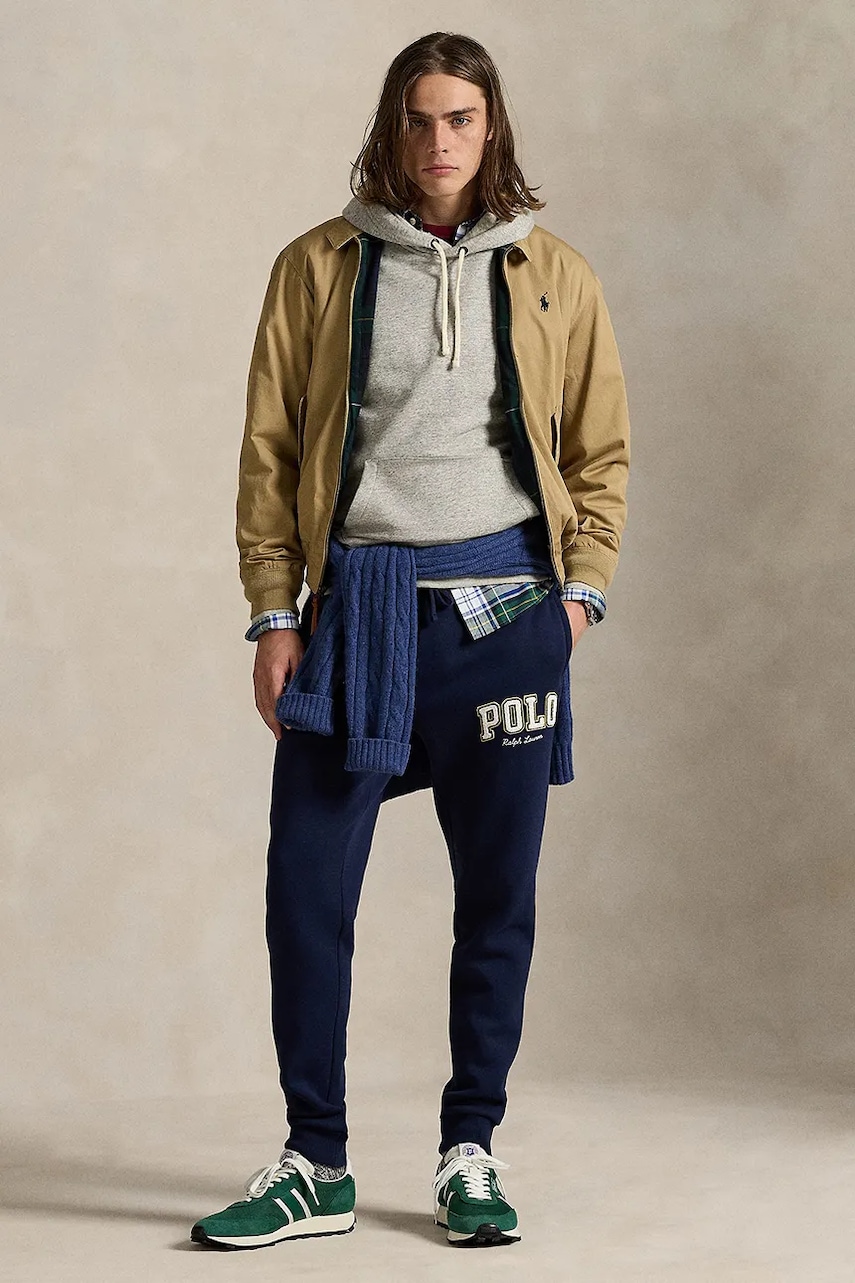Παντελόνι φόρμας Polo Ralph Lauren ανδρικό, χρώμα: ναυτικό μπλε, 710981154