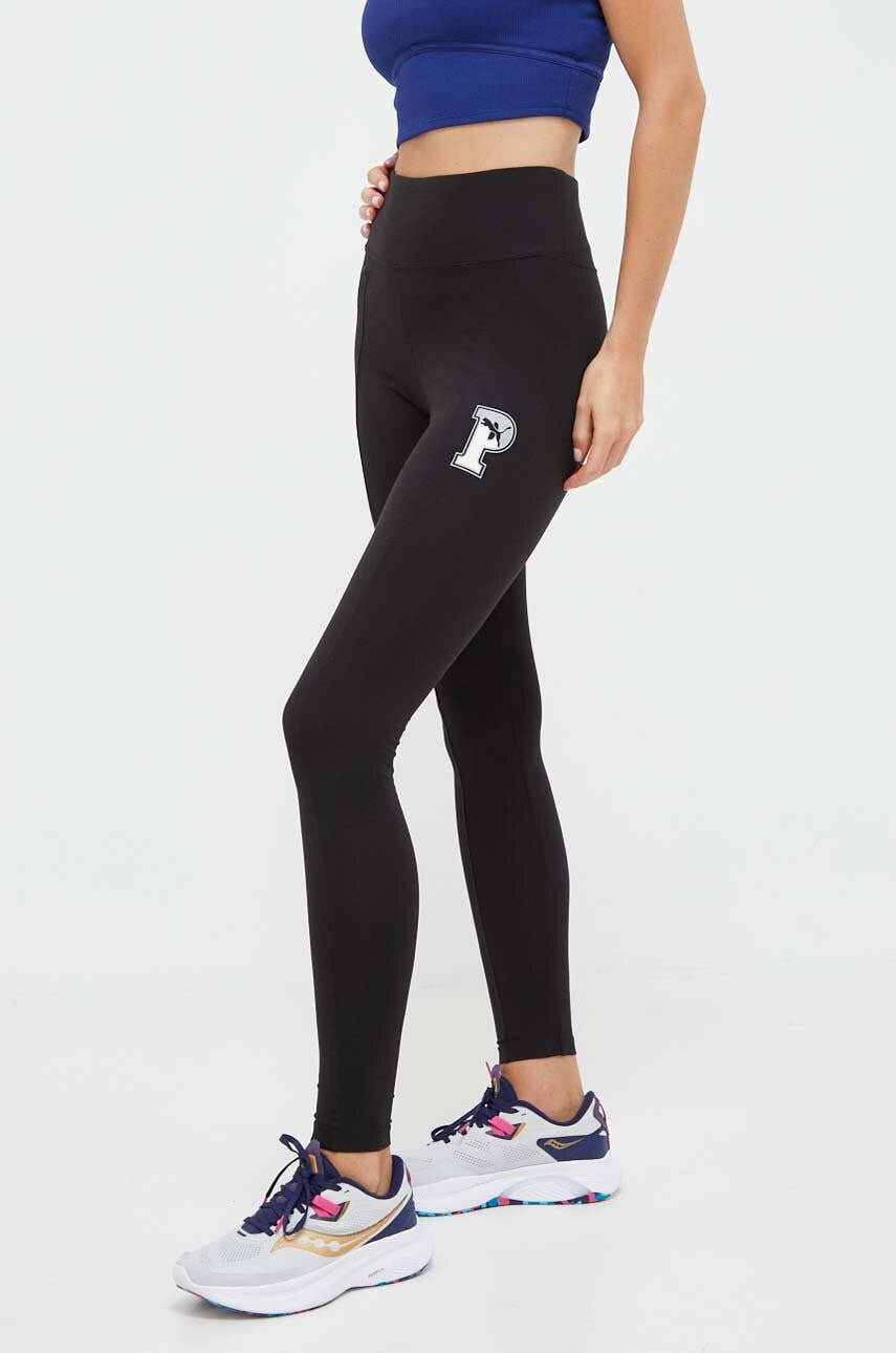 Κολάν Puma χρώμα: μαύρο