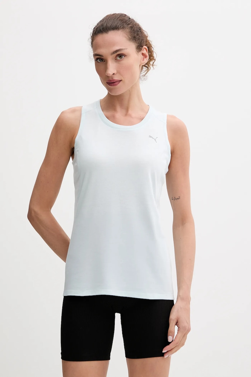 Τοπ προπόνησης Puma χρώμα: μπλε, 526843