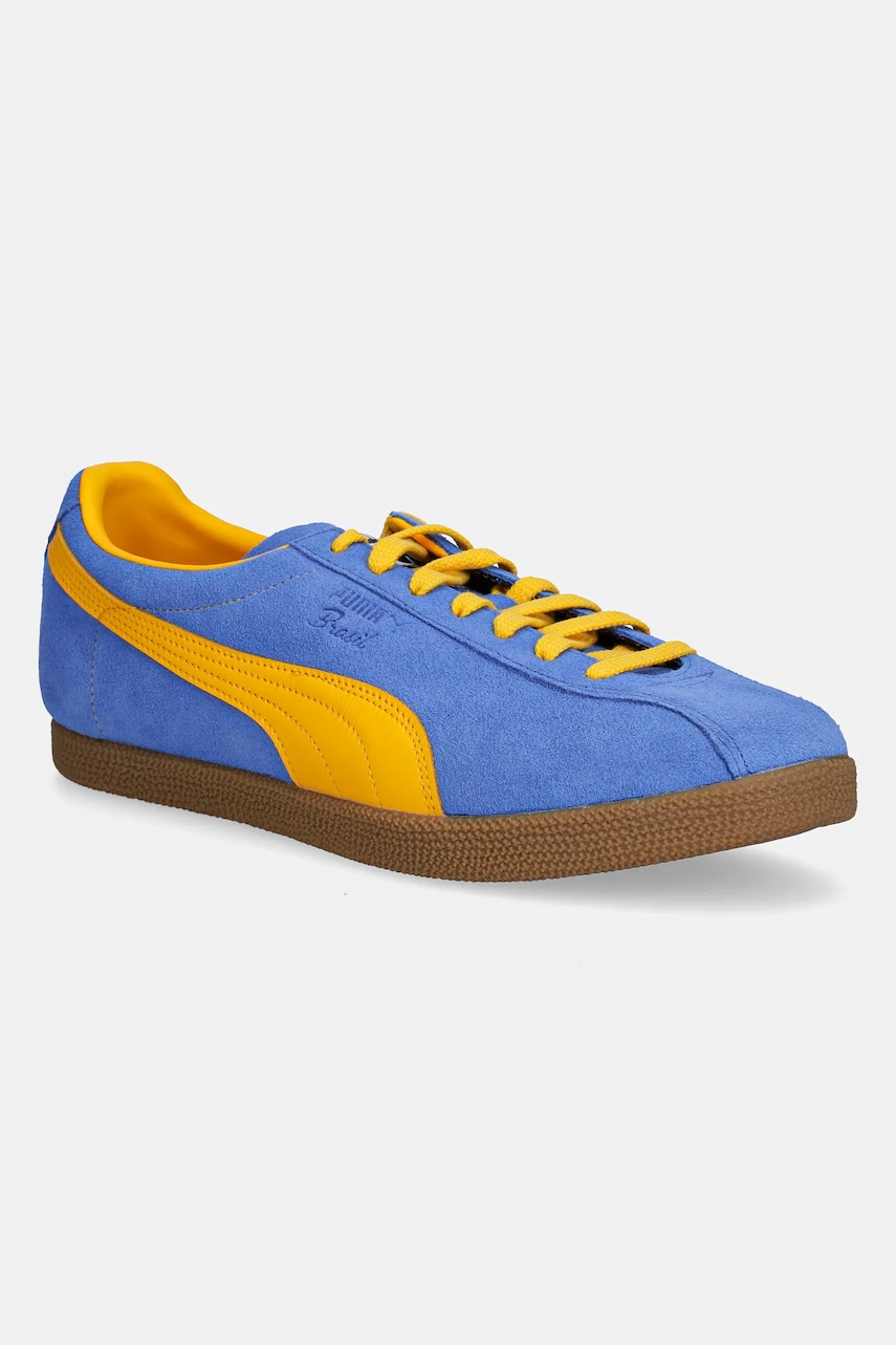 Σουέτ αθλητικά παπούτσια Puma Brasil χρώμα: μπλε, 401048