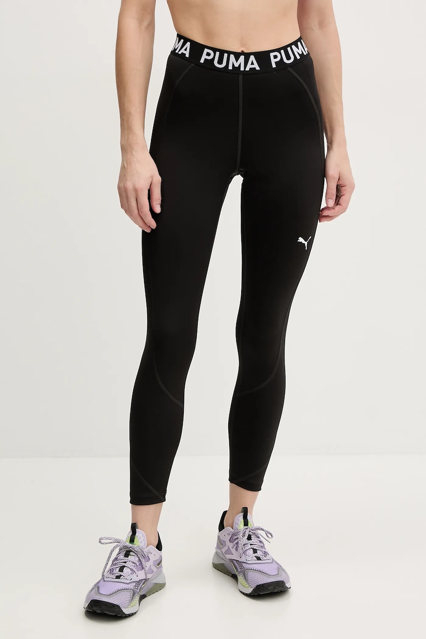 Κολάν προπόνησης Puma Strong χρώμα: μαύρο, 526000