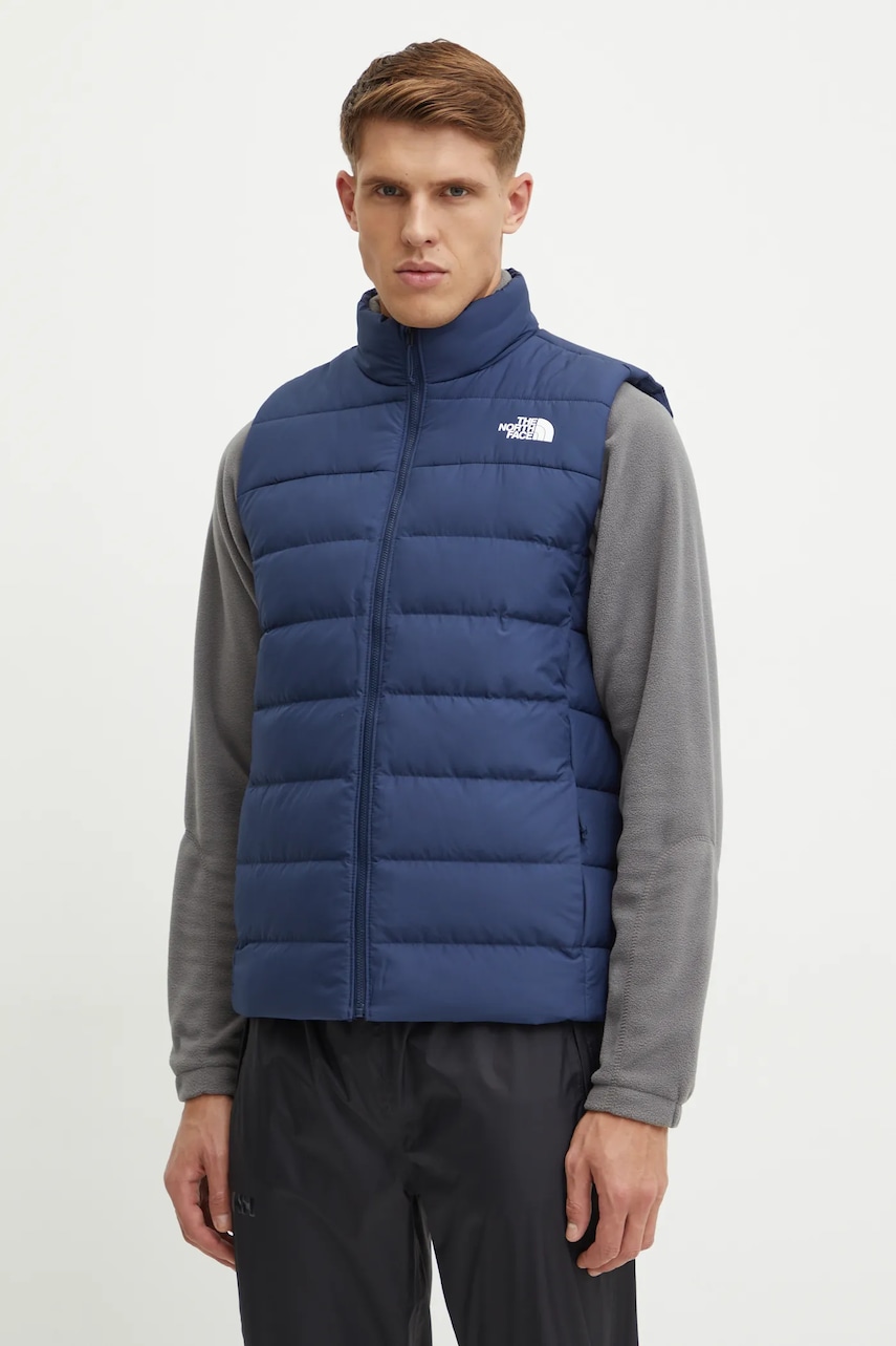 Αμάνικο μπουφάν The North Face Aconcagua 3 χρώμα: ναυτικό μπλε, NF0A84IK4GV1