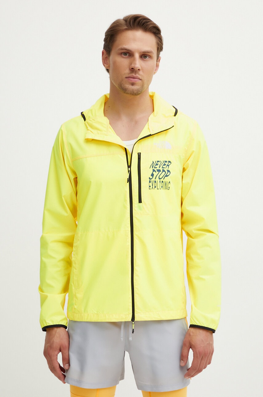 Αντιανεμικό The North Face Higher χρώμα: κίτρινο, NF0A8727UIC1