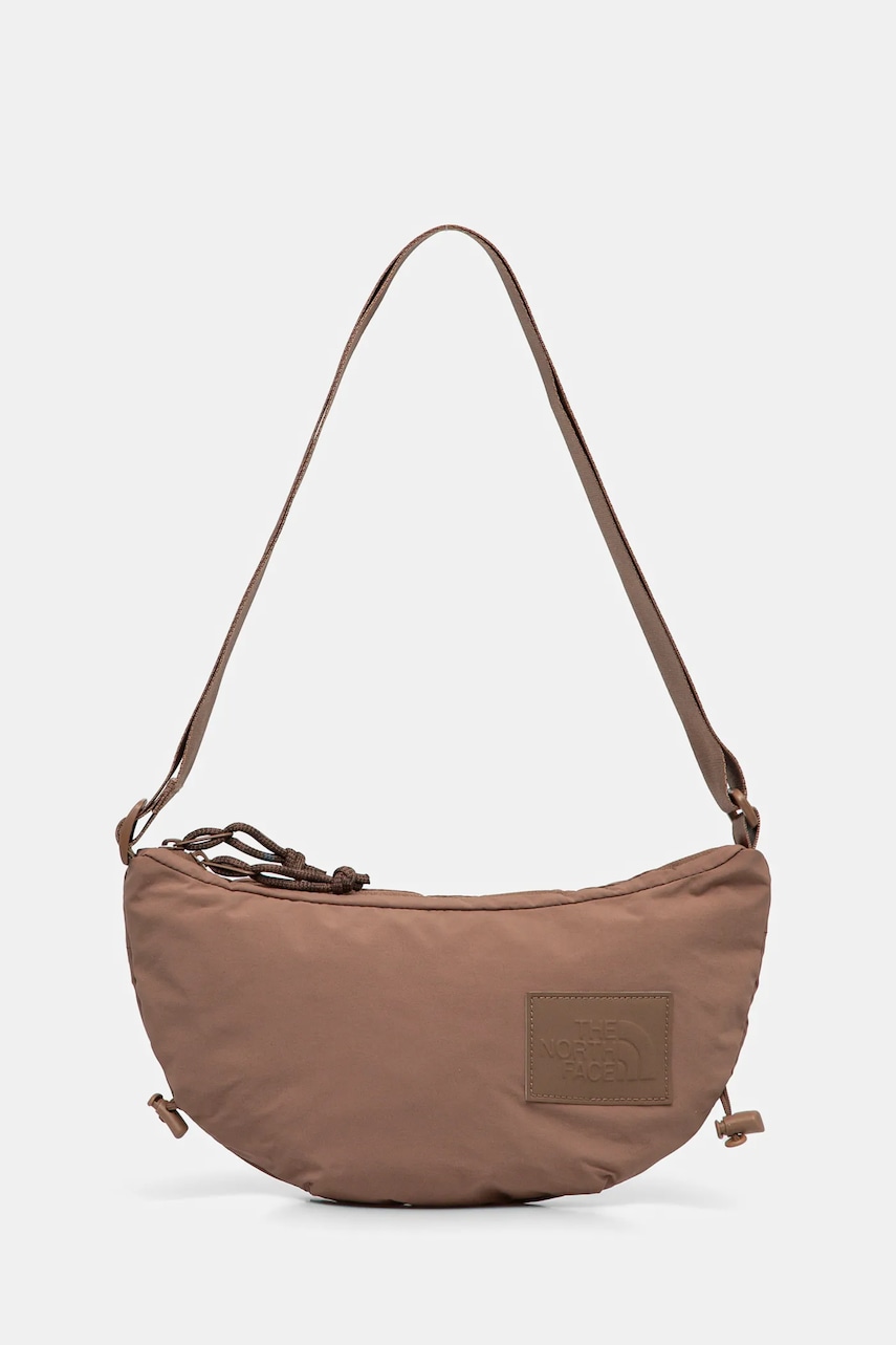 Τσάντα The North Face Never Stop Crossbody χρώμα: καφέ, NF0A81DS6IH1