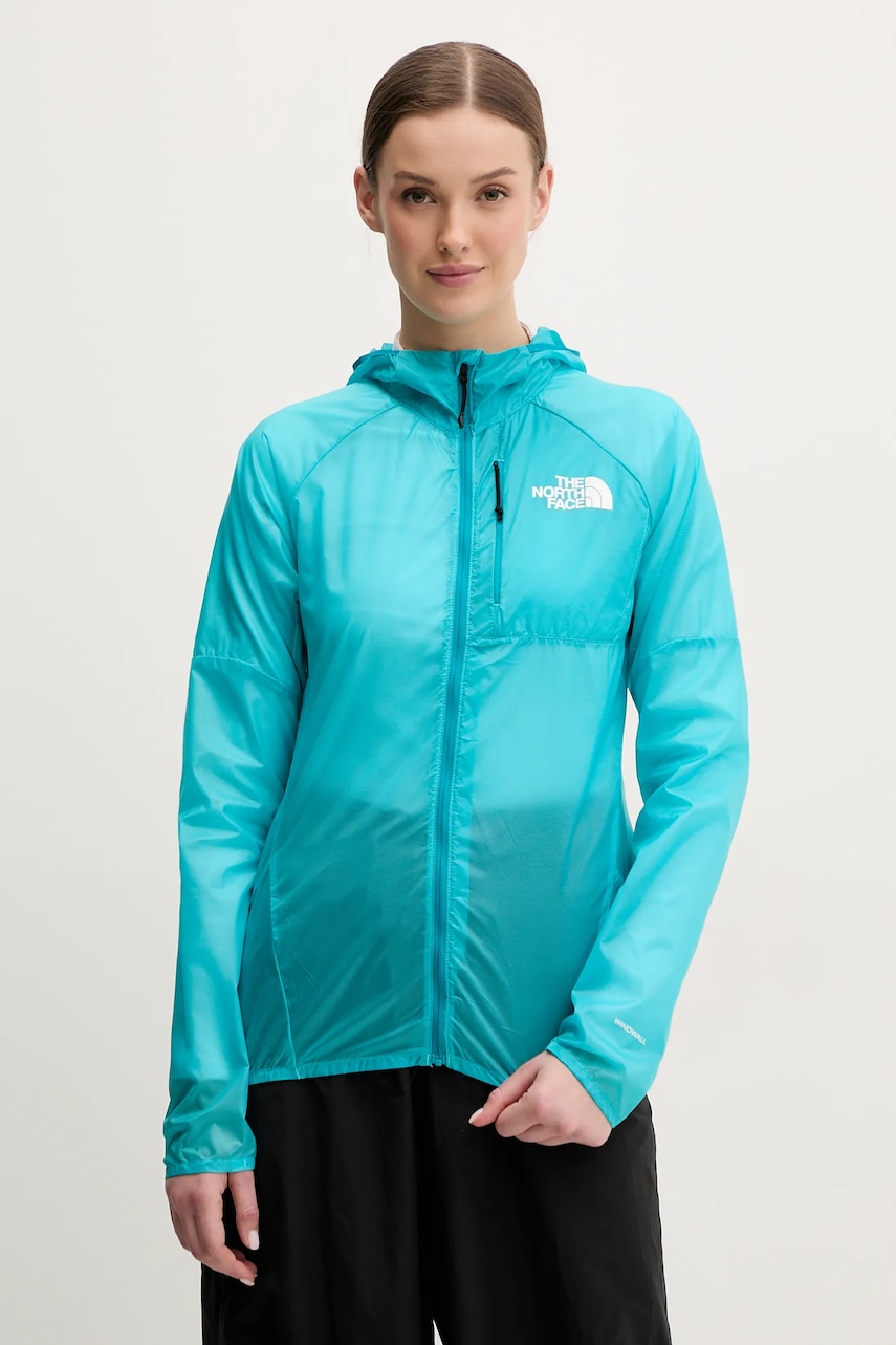 Αντιανεμικό The North Face Windstream χρώμα: τιρκουάζ, NF0A87HF6IB1