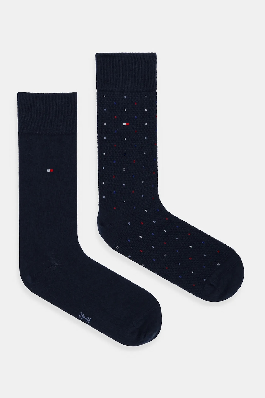 Κάλτσες Tommy Hilfiger 2-pack χρώμα: ναυτικό μπλε, 701236311