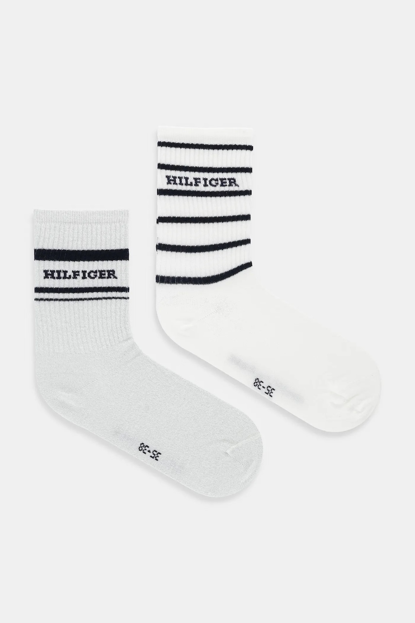 Κάλτσες Tommy Hilfiger 2-pack χρώμα: άσπρο, 701236457