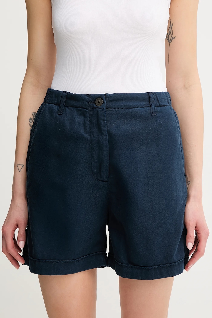 Σορτς Tommy Hilfiger χρώμα: ναυτικό μπλε, WW0WW44762