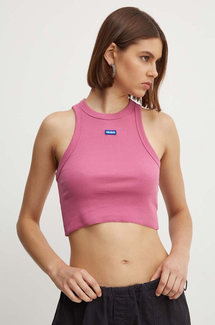 Top Hugo Blue χρώμα: ροζ, 50511450