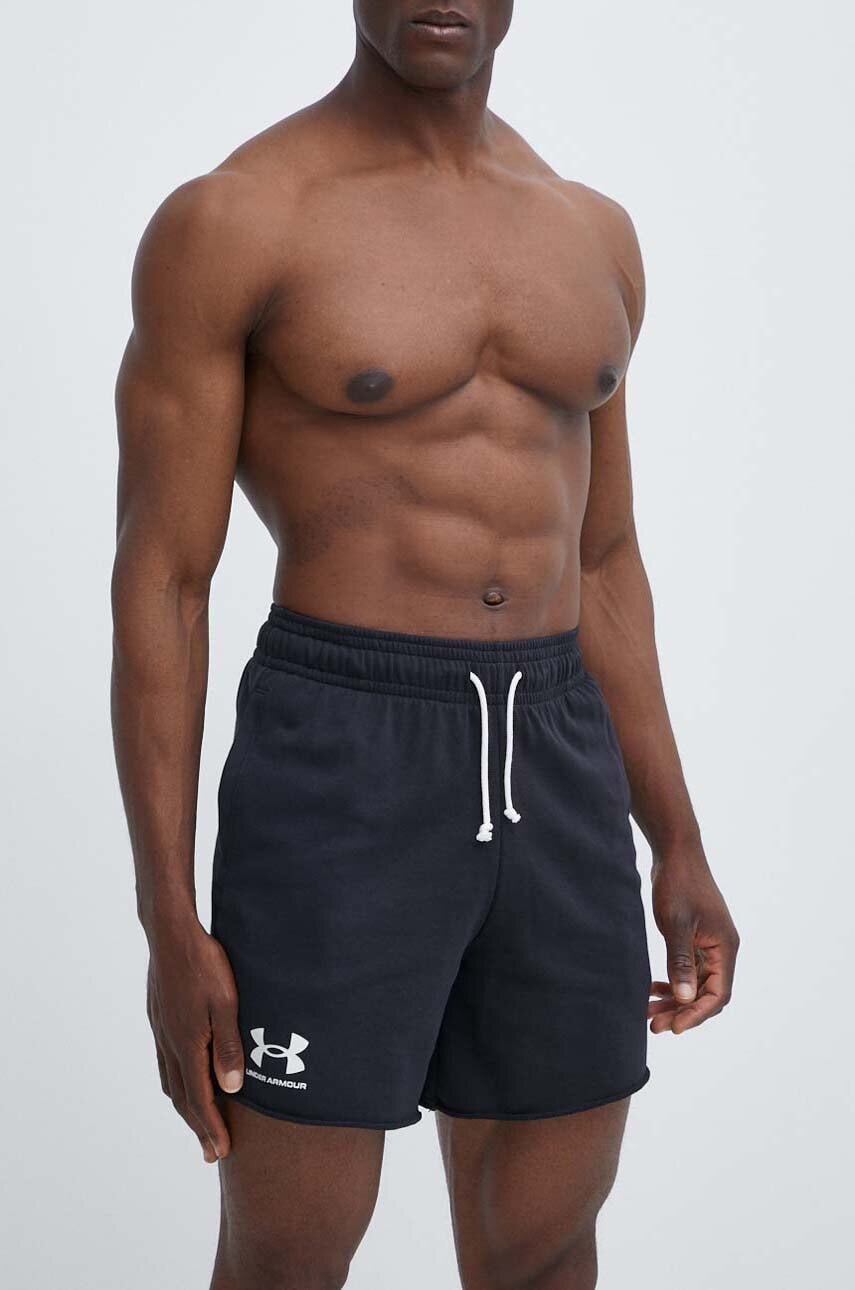 Σορτς προπόνησης Under Armour Rival χρώμα: μαύρο