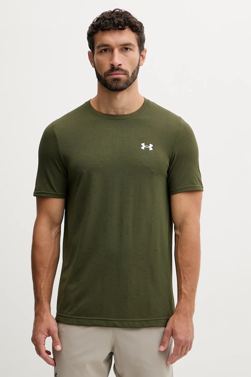 Μπλουζάκι προπόνησης Under Armour Vanish Seamless χρώμα: πορτοκαλί, 1382801