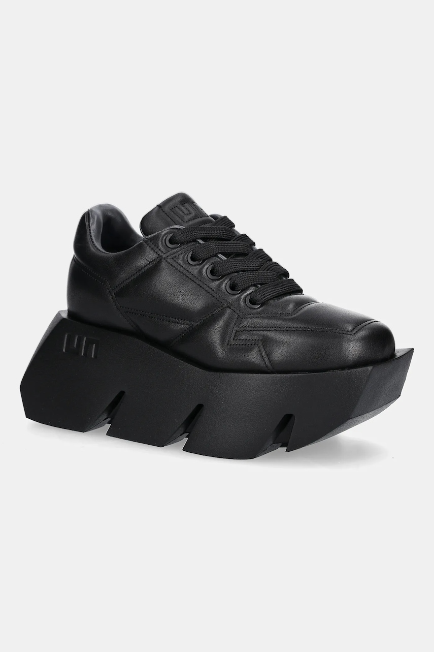 Δερμάτινα αθλητικά παπούτσια United Nude Bull Puffy Sneaker χρώμα: μαύρο, 1096401170