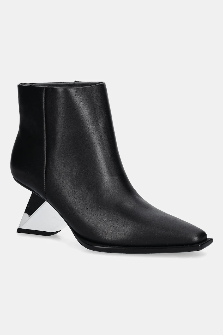 Δερμάτινες μπότες United Nude Rockit Pull On Bootie χρώμα: μαύρο, 109470116