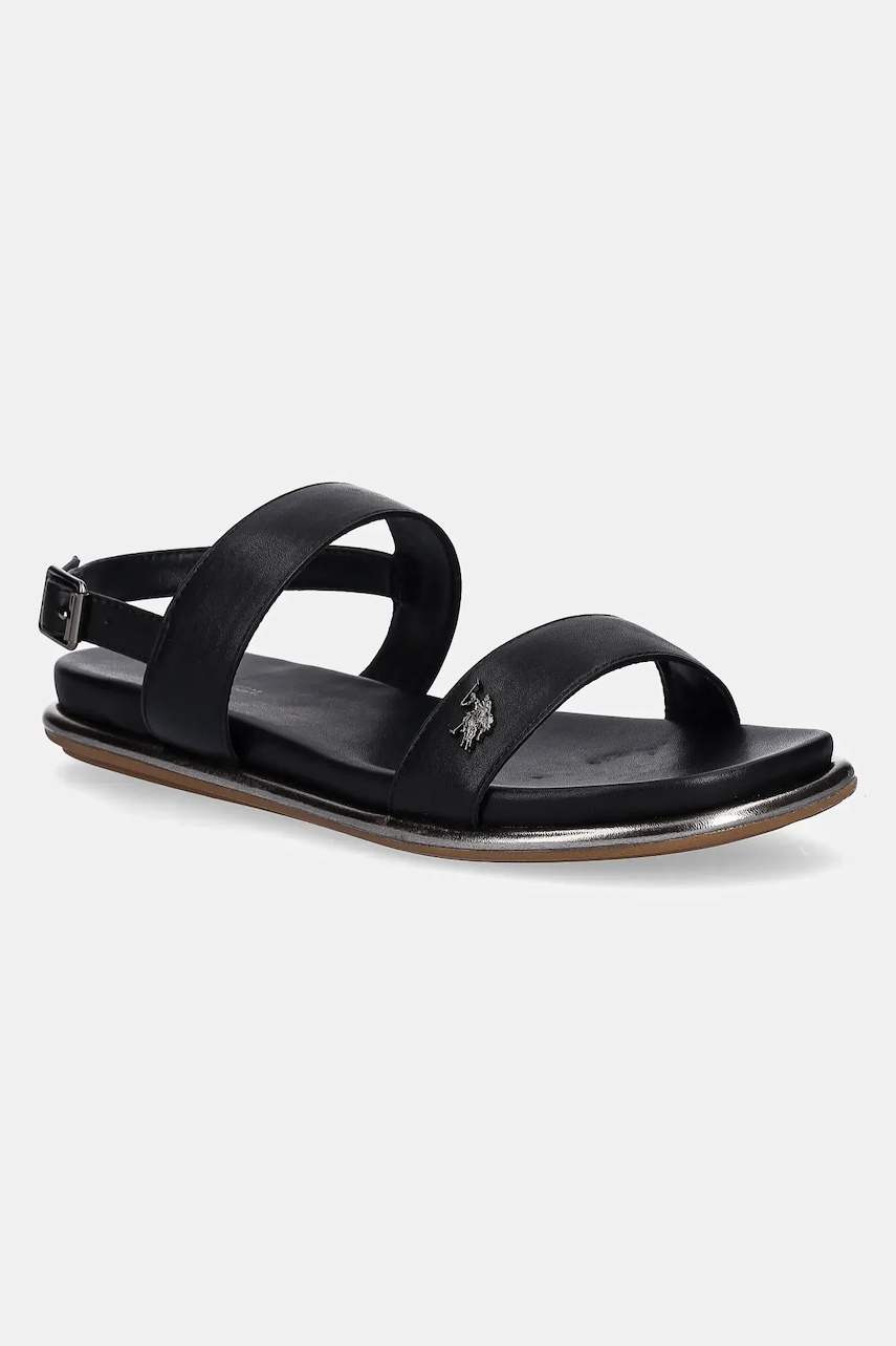 Σανδάλια U.S. Polo Assn. SORAYA001W/5Y2 χρώμα: μαύρο, SORAYA