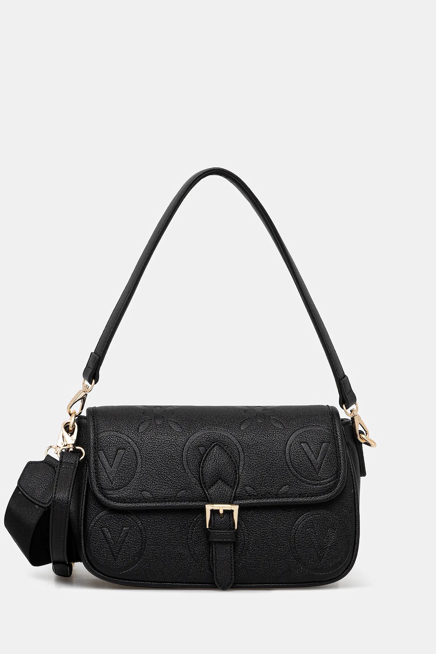 Τσάντα Valentino Bags SAMBA RE χρώμα: μαύρο, VBS8ZG09