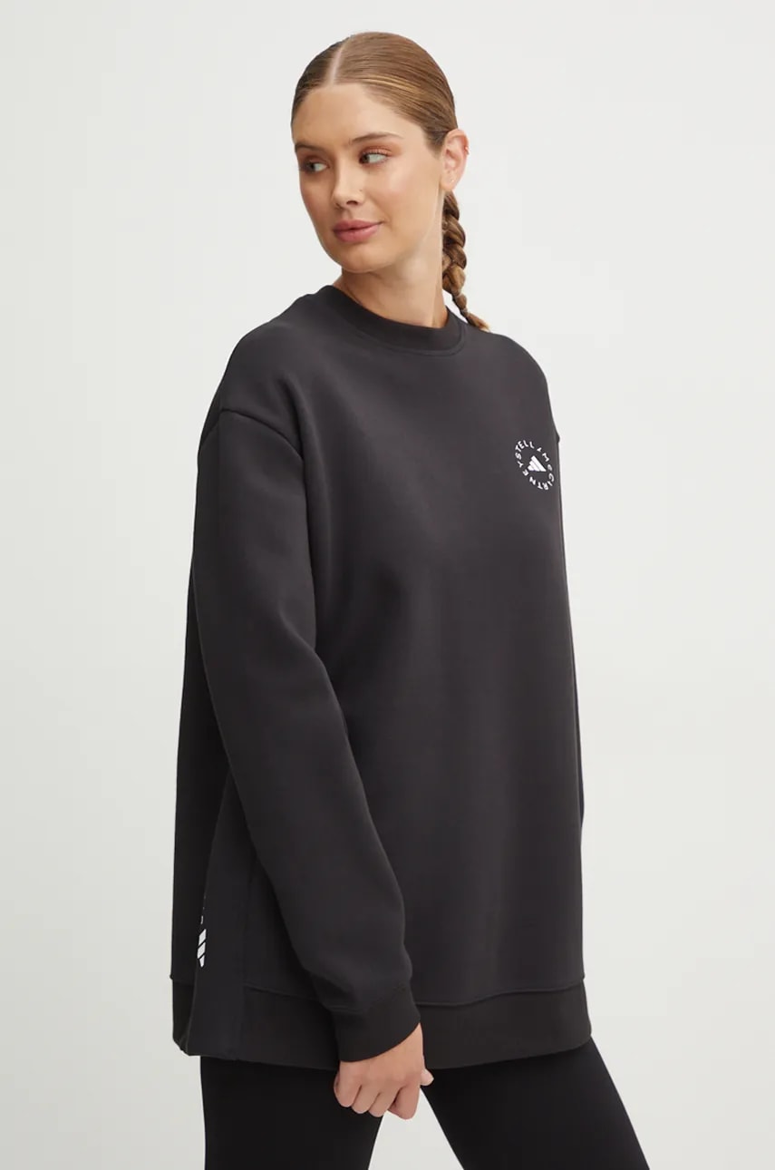 Μπλούζα adidas by Stella McCartney χρώμα: μαύρο, IW6321