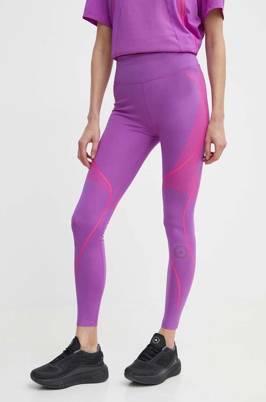 Κολάν προπόνησης adidas by Stella McCartney Truepace χρώμα: μοβ, IT5786