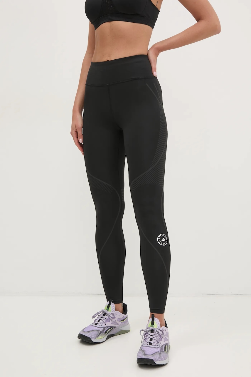 Κολάν προπόνησης adidas by Stella McCartney TruePace χρώμα: μαύρο, JF3798
