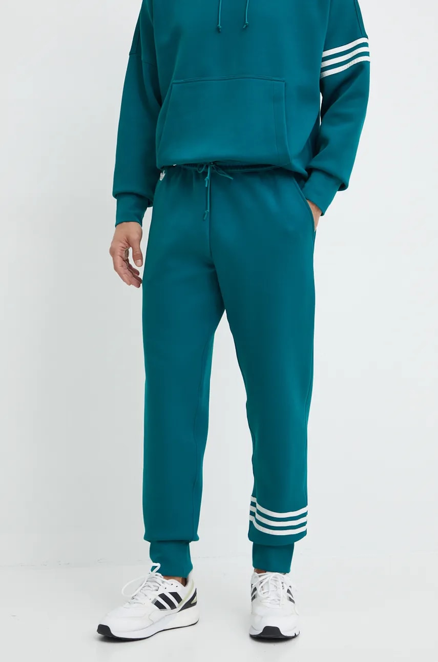 Παντελόνι φόρμας adidas Originals Neuclassics C Pant χρώμα: πράσινο, JF9152