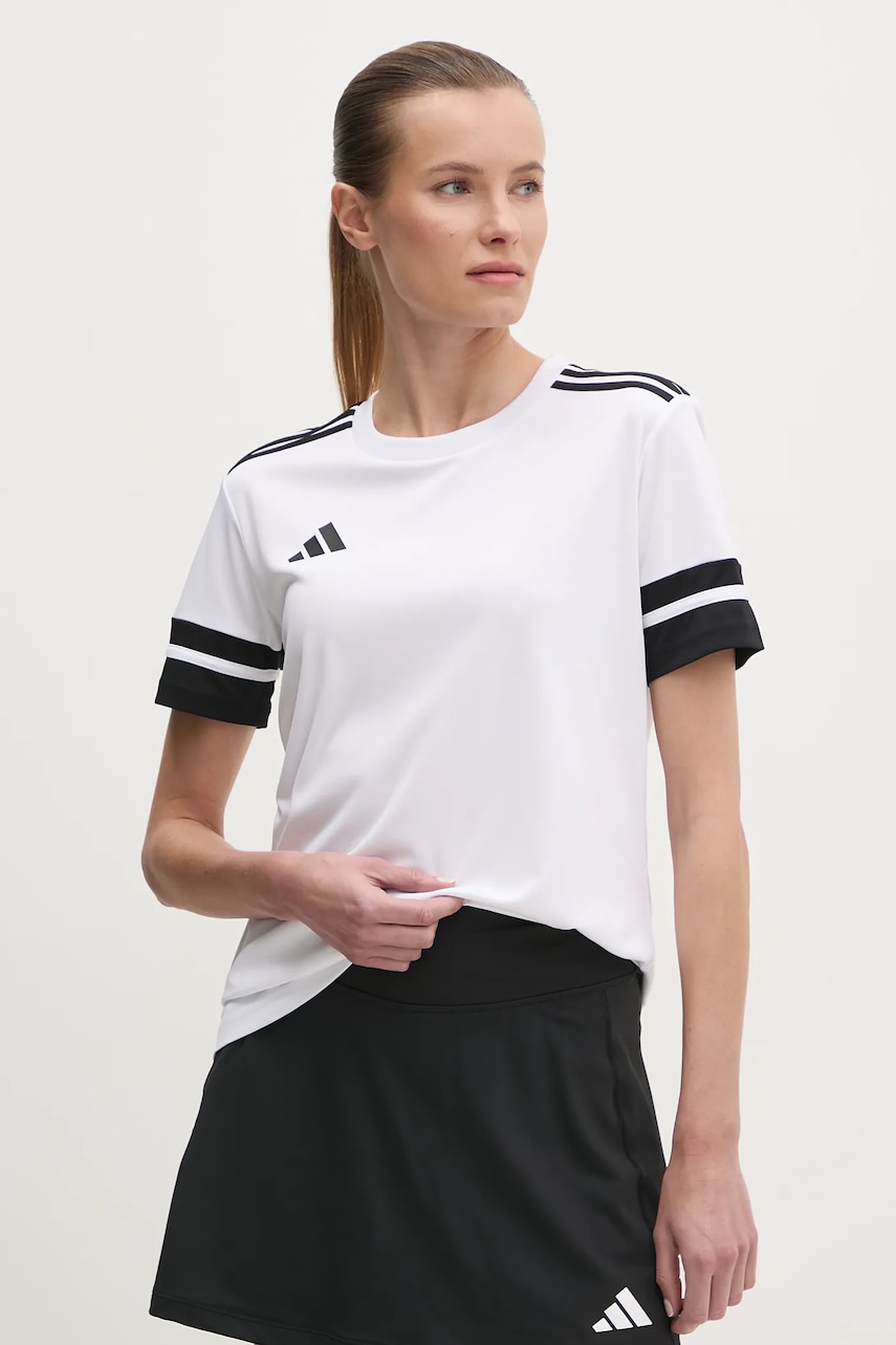 Μπλουζάκι προπόνησης adidas Performance Squad 25 χρώμα: άσπρο, JI9991