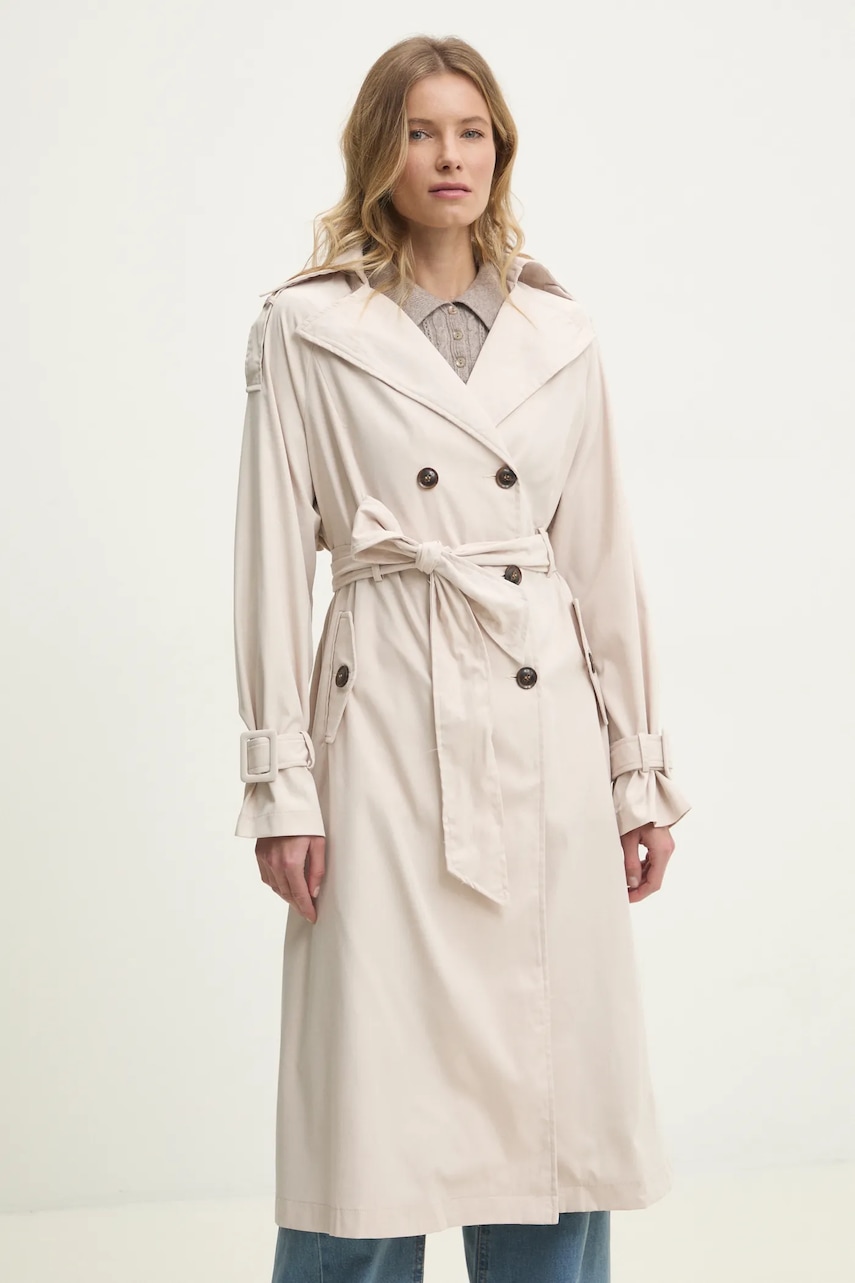 Καμπαρντίνα Answear.LAB χρώμα: μπεζ