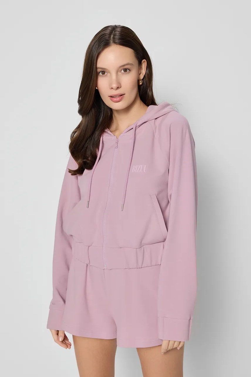 Βαμβακερό σορτσάκι Bizuu ETHIES χρώμα: ροζ, ETHIES ROŻOWY