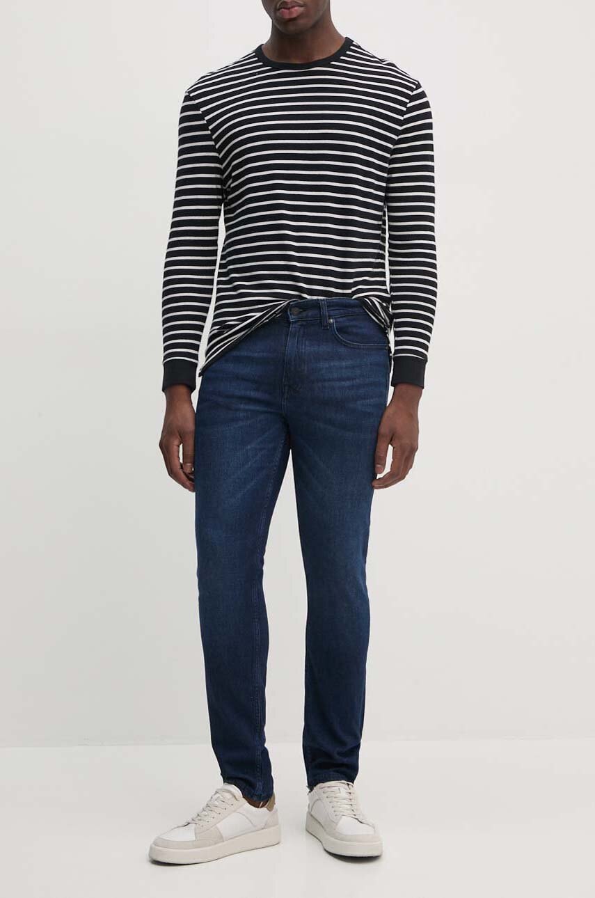 Τζιν παντελόνι Boss Orange χρώμα: ναυτικό μπλε, 50524018