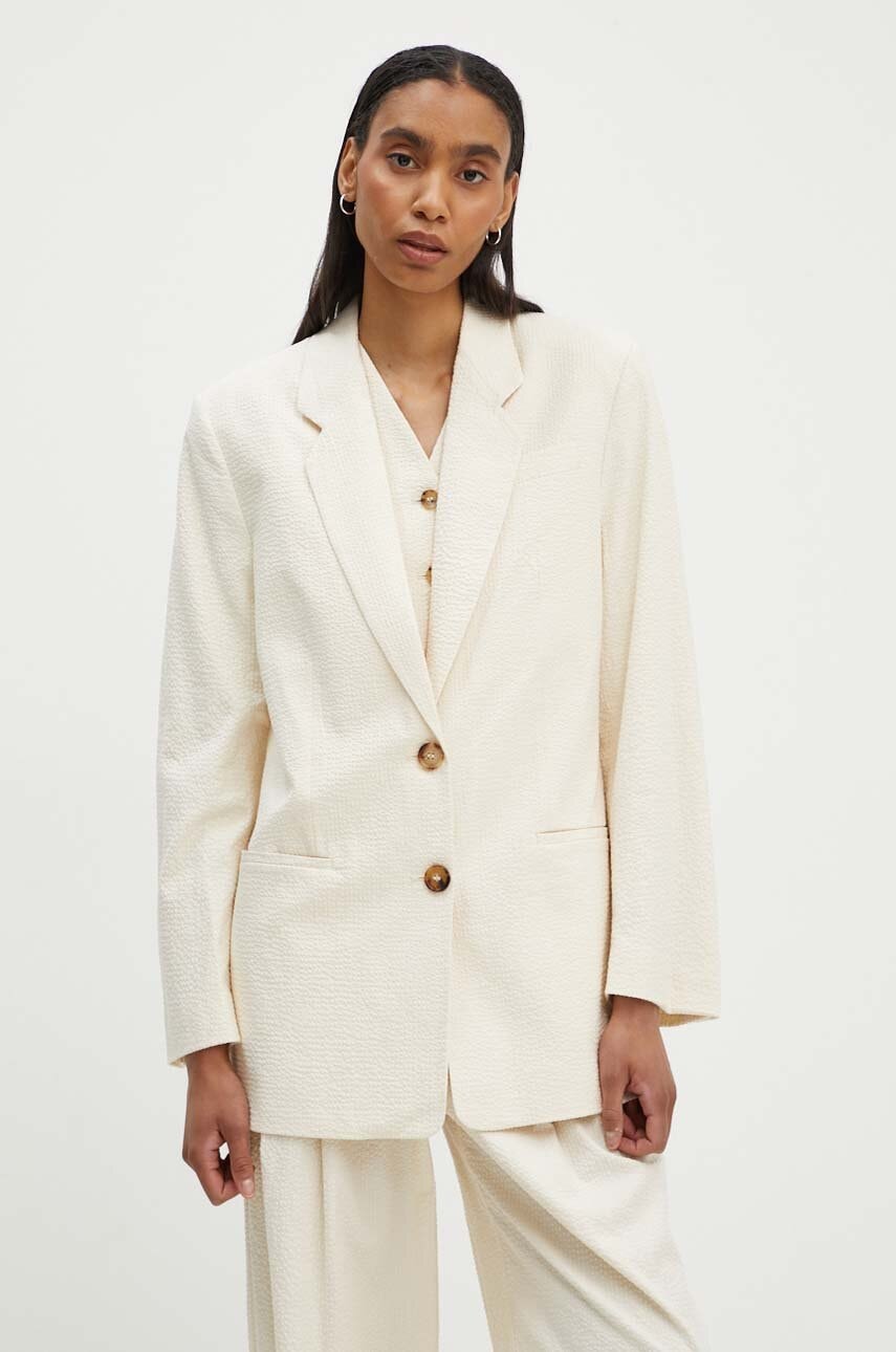 Σακάκι By Malene Birger OPHIE χρώμα: μπεζ, Q72527004