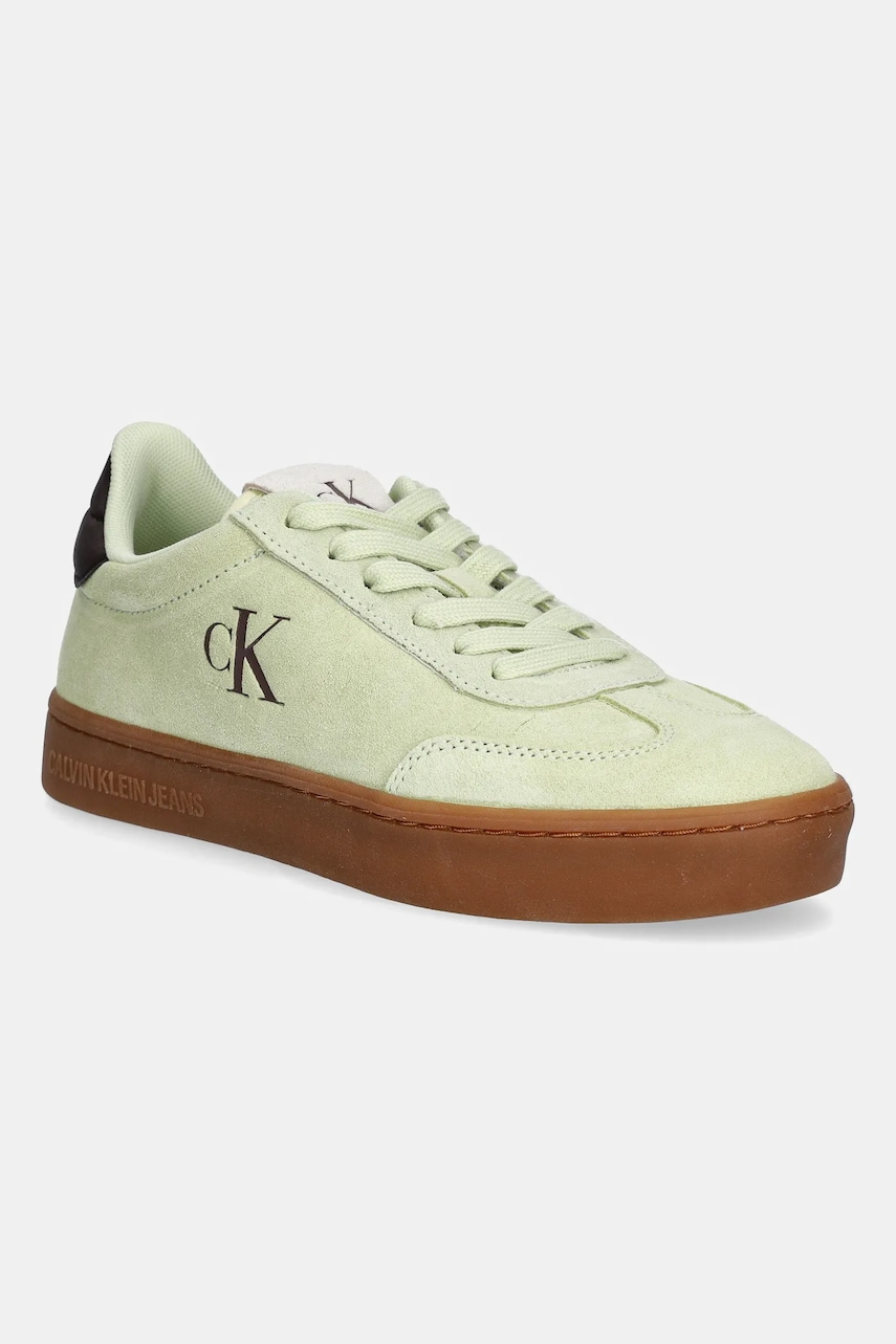 Αθλητικά Calvin Klein Jeans CLASSIC CUPSOLE MIX IN χρώμα: άσπρο, YW0YW01767