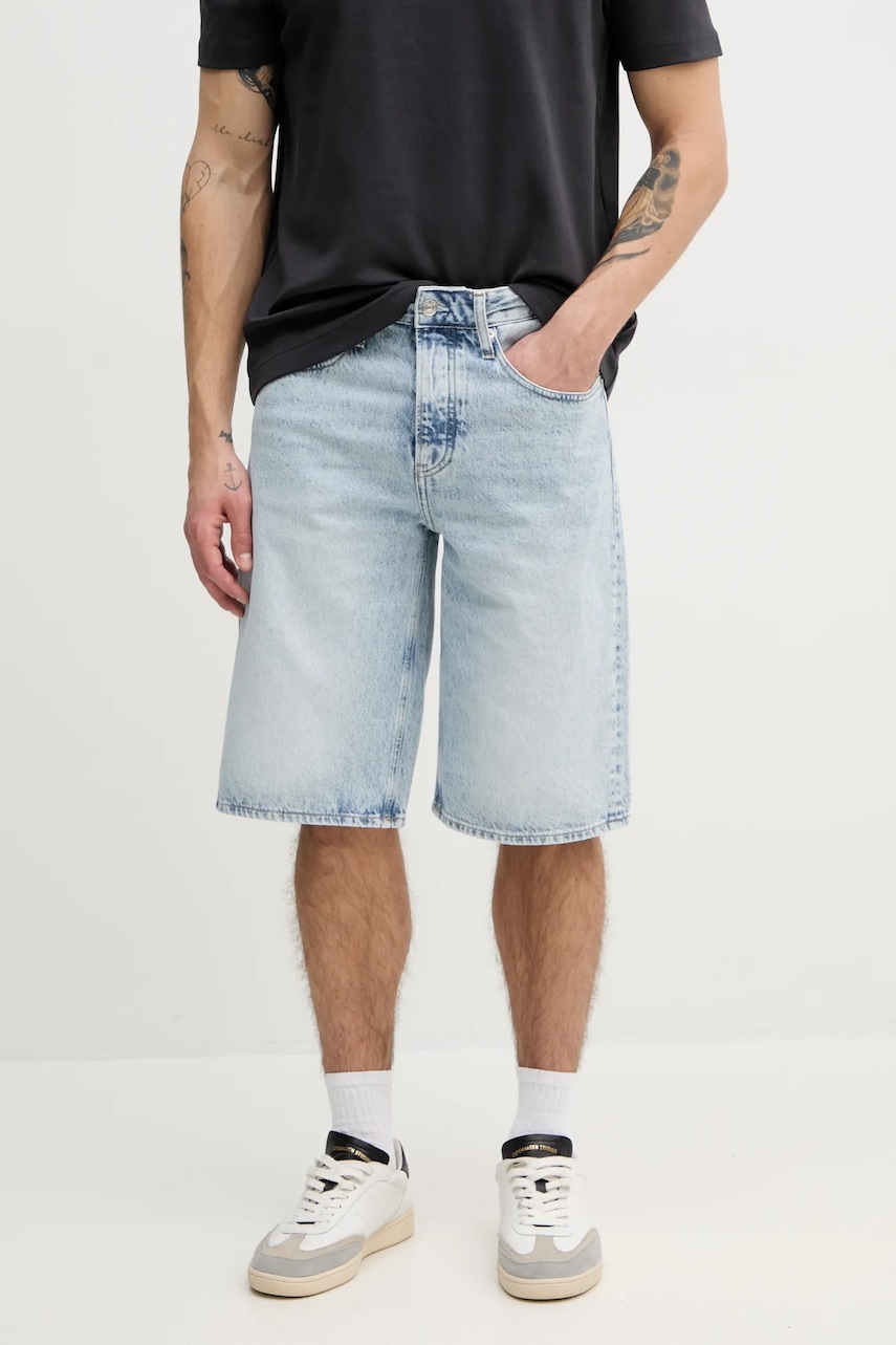Τζιν σορτς Calvin Klein Jeans χρώμα: μπλε, J30J327529