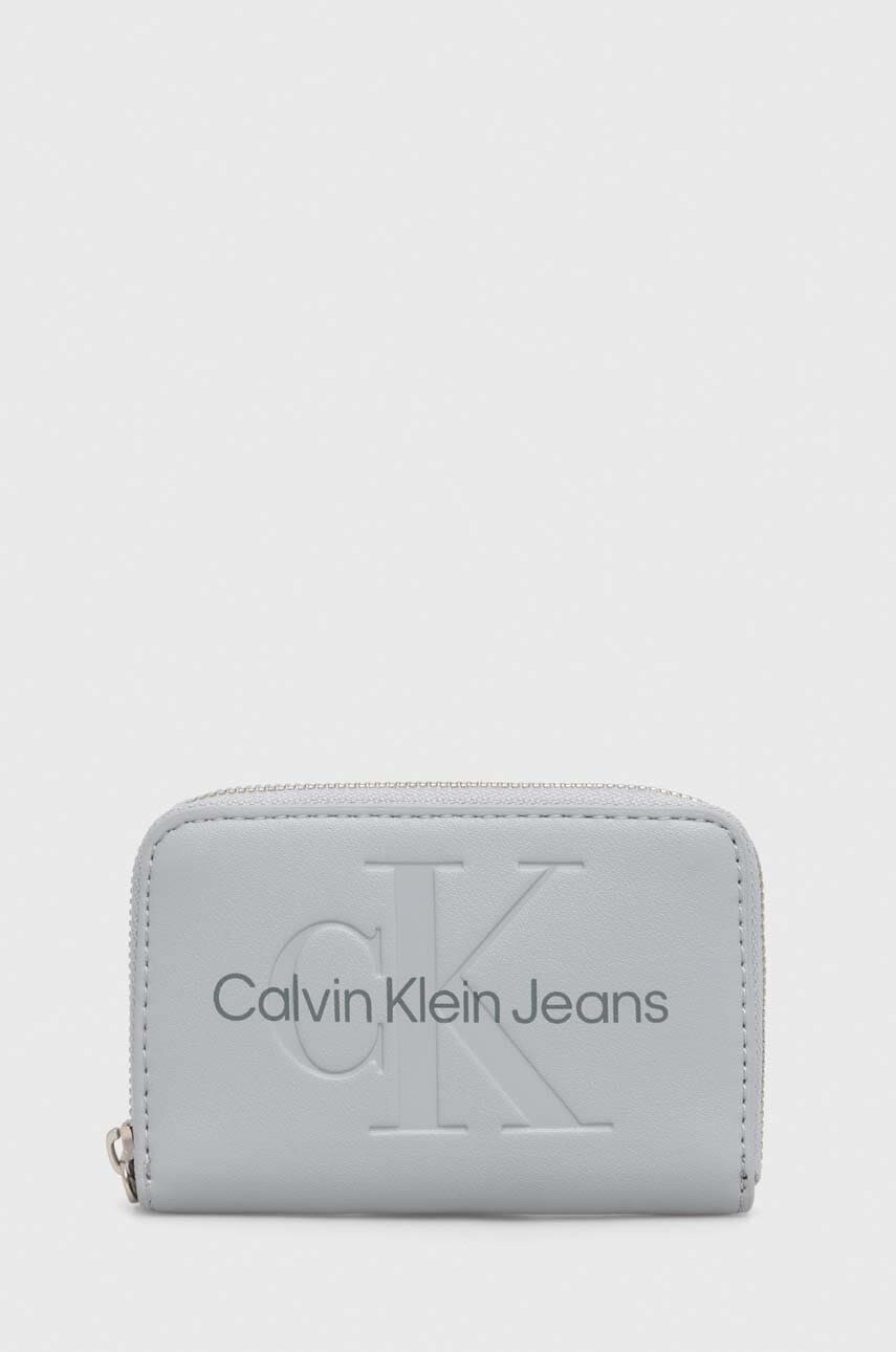 Πορτοφόλι Calvin Klein Jeans χρώμα: μπλε, K60K612255