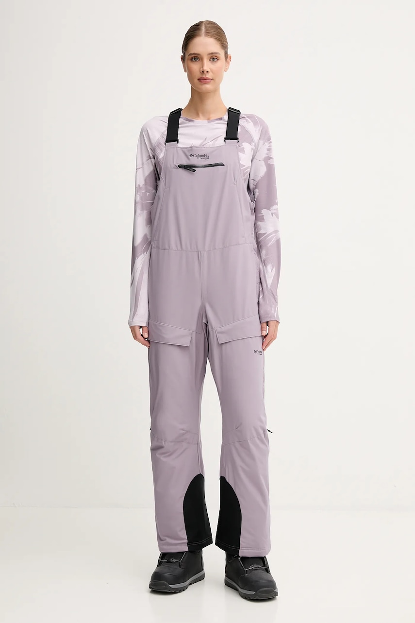 Χειμερινά αθλητικά παντελόνια Columbia Highland Summit χρώμα: μοβ, 2085781