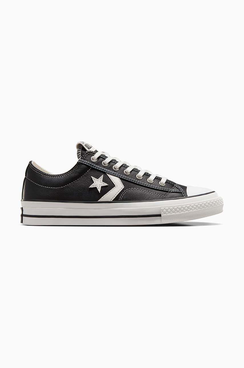 Δερμάτινα ελαφριά παπούτσια Converse Star Player 76 χρώμα: μαύρο, A06204C