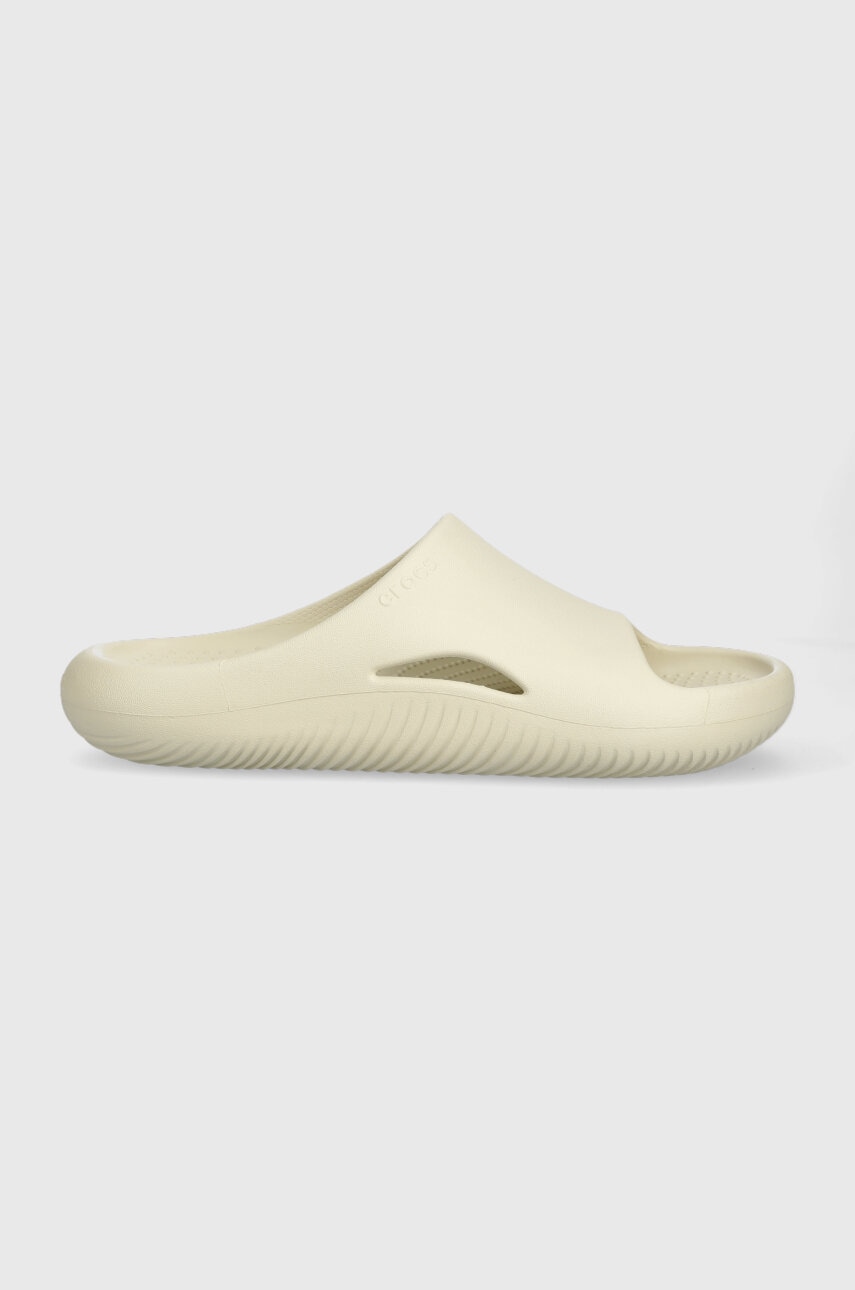 Παντόφλες Crocs Mellow Slide Mellow Slide χρώμα: μπεζ, 28392 IC0434 208392