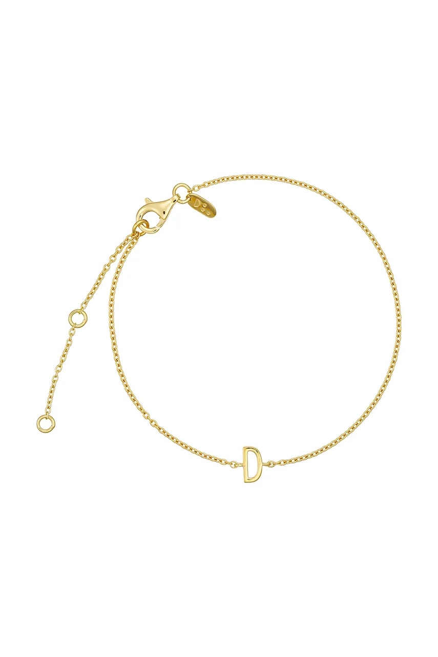 Βραχιόλι από επιχρυσωμένο ασήμι Design Letters 90501010D