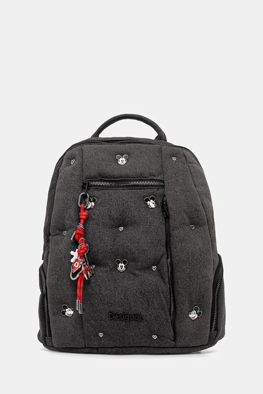 Σακίδιο πλάτης Desigual MICKEY STU χρώμα: γκρι, 25WAKD04