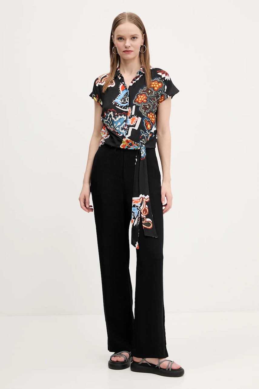 Ολόσωμη φόρμα Desigual PAISLEY LACROIX χρώμα: μαύρο, 25SWPW20